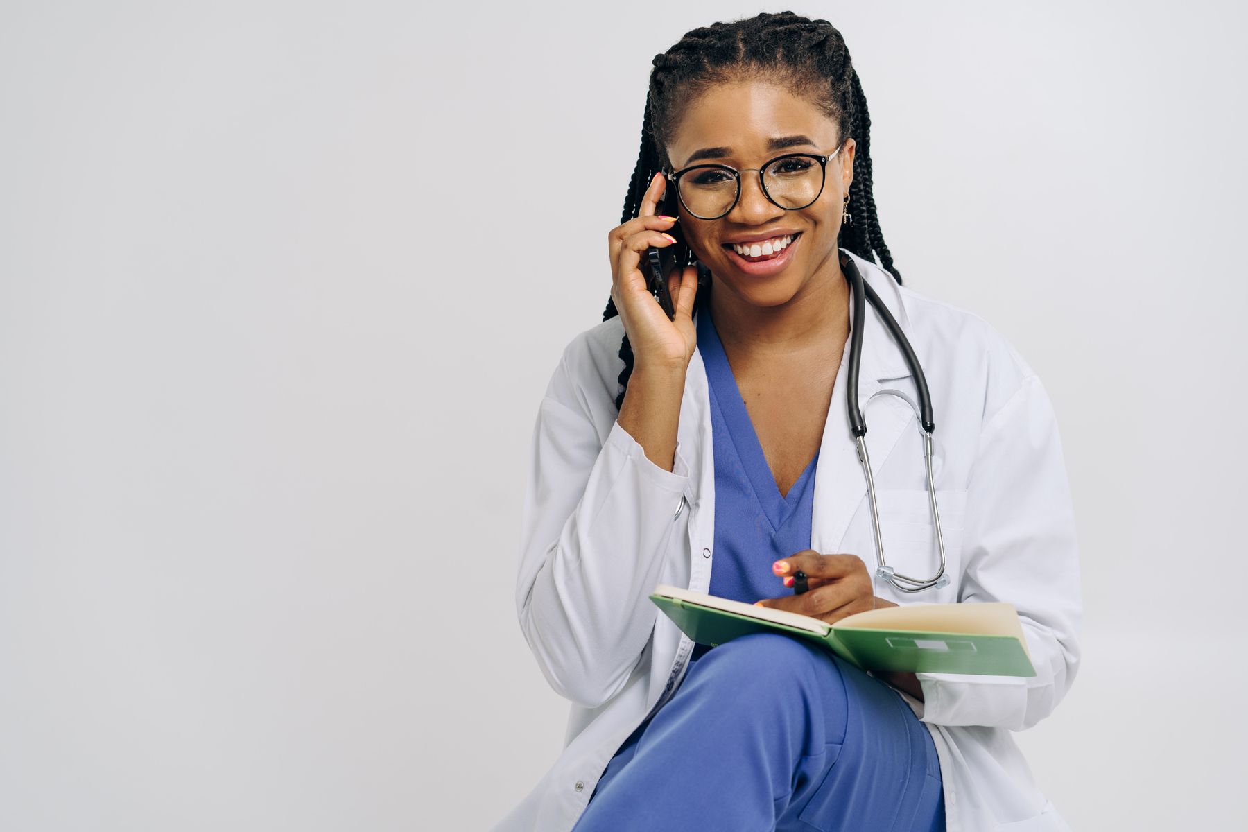 A clinician ready to offer healthcare advice